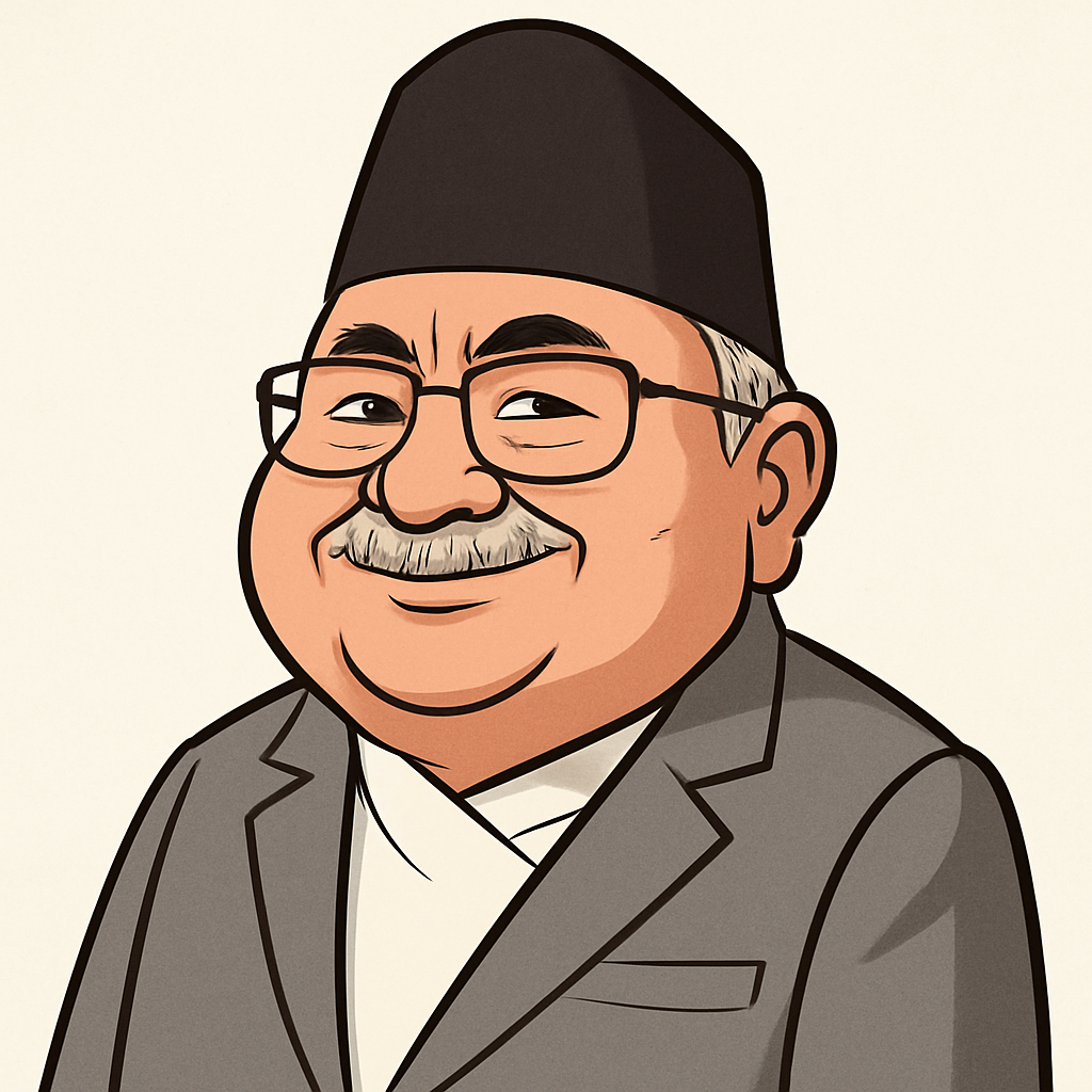 Satirical Caricature - Khaobadi Leader